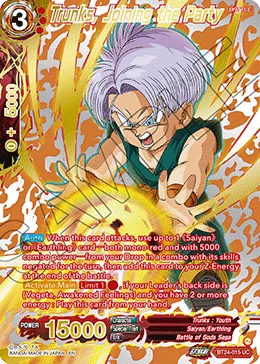 BT24-015 Trunks, Joining the Party (Alt art)