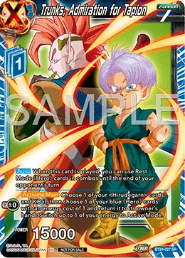 BT24-027 Trunks, Admiration for Tapion (Promo)