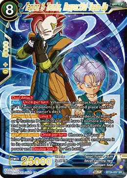 BT24-037 Tapion & Trunks, Respectful Team-Up