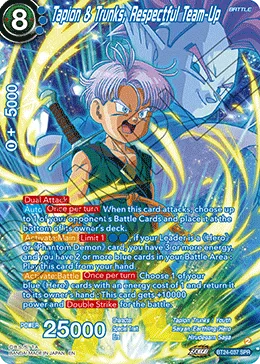 BT24-037 Tapion & Trunks, Respectful Team-Up (SPR)