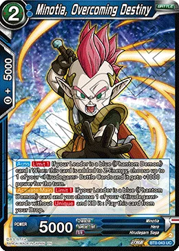 BT24-043 Minotia, Overcoming Destiny