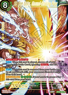 BT24-062 SS Son Goku, Ground-Shaking Fury