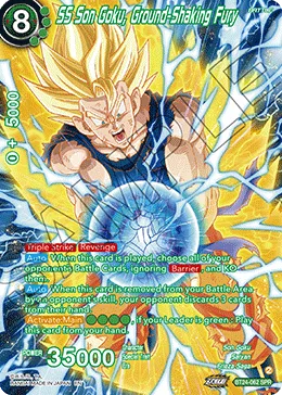BT24-062 SS Son Goku, Ground-Shaking Fury (SPR)