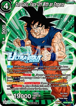 BT24-063 Son Goku, Face-Off With an Emperor (Promo)
