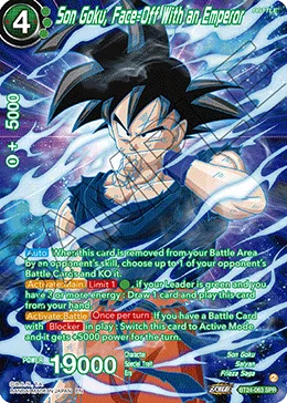 BT24-063 Son Goku, Face-Off With an Emperor (SPR)