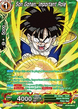 BT24-064 Son Gohan, Important Role (Alt art)