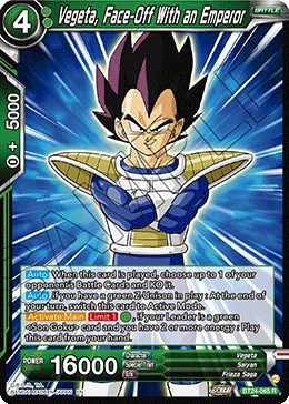 BT24-065 Vegeta, Face-Off With an Emperor
