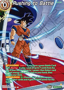BT24-076 Rushing to Battle (Alt art)