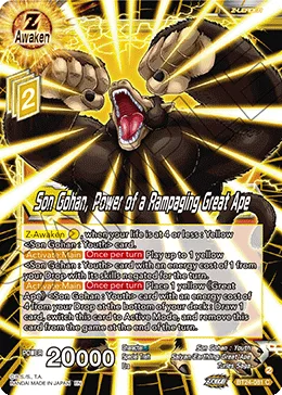 BT24-081 Son Gohan, Power of a Rampaging Great Ape