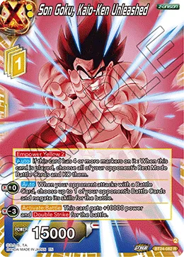 BT24-082 Son Goku, Kaio-Ken Unleashed