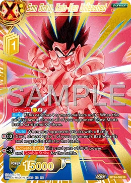 BT24-082 Son Goku, Kaio-Ken Unleashed (Promo)
