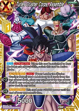 BT24-083 Turles Crusher Corps, Assemble