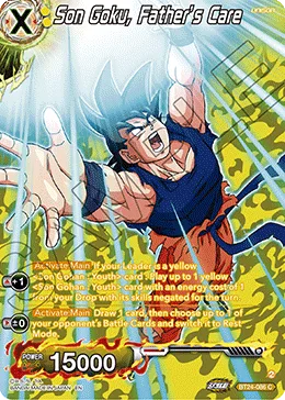 BT24-086 Son Goku, Father’s Care (Alt art)