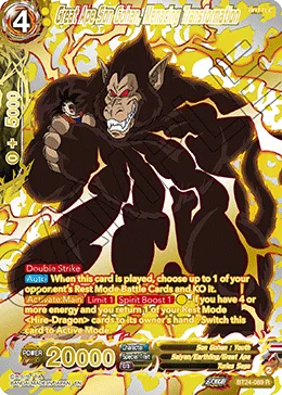 BT24-089 Great Ape Son Gohan, Menacing Transformation (Alt art)