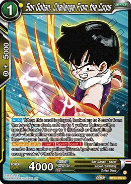 BT24-092 Son Gohan, Challenge From the Corps