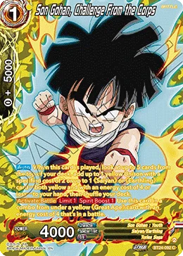 BT24-092 Son Gohan, Challenge From the Corps (Alt art)