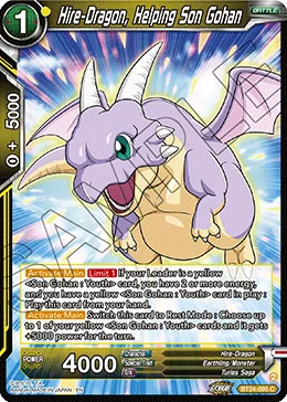 BT24-095 Hire-Dragon, Helping Son Gohan