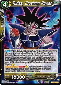 BT24-098 Turles, Crushing Power