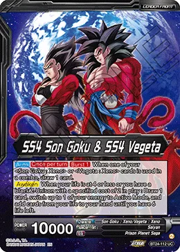 BT24-112 SS4 Son Goku & SS4 Vegeta