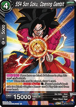 BT24-117 SS4 Son Goku, Opening Gambit