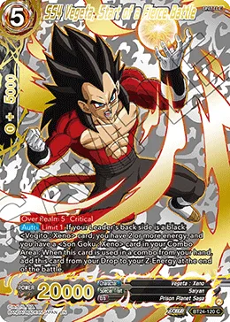 BT24-120 SS4 Vegeta, Start of a Fierce Battle (Alt art)