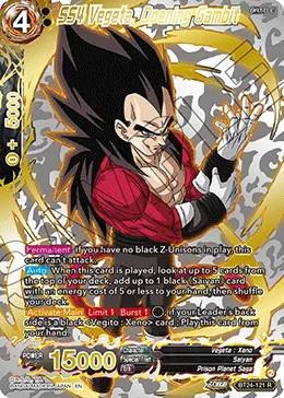 BT24-121 SS4 Vegeta, Opening Gambit (Alt art)