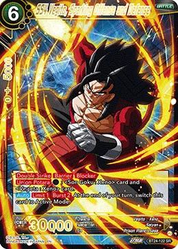 BT24-122 SS4 Vegito, Sparking Offense and Defense