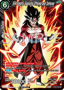 BT24-122 SS4 Vegito, Sparking Offense and Defense (Promo)
