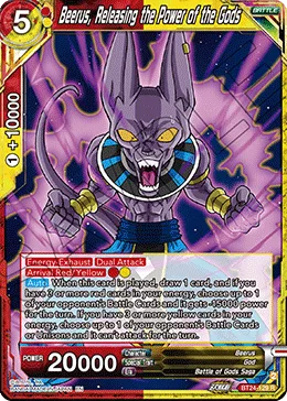 BT24-129 Beerus, Releasing the Power of the Gods