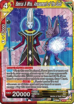 BT24-131 Beerus & Whis, Amusement of the Gods