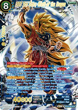 BT24-138 SS3 Son Goku, Wrath of the Dragon (Alt art)
