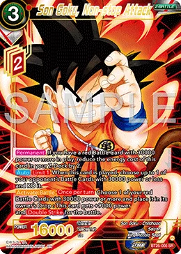 BT25-005 Son Goku, Non-stop Attack