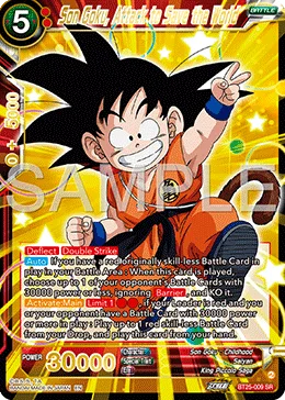 BT25-009 Son Goku, Attack to Save the World