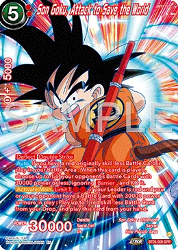 BT25-009 Son Goku, Attack to Save the World (SPR)
