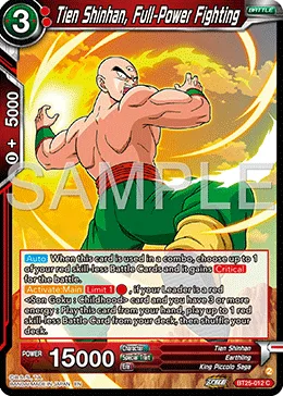 BT25-012 Tien Shinhan, Full-Power Fighting