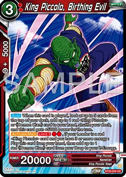 BT25-022 King Piccolo, Birthing Evil