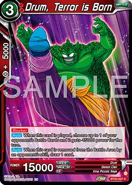 BT25-027 Drum, Terror is Born