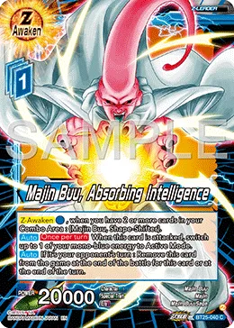 BT25-040 Majin Buu, Absorbing Intelligence