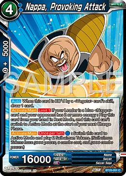 BT25-051 Nappa, Provoking Attack