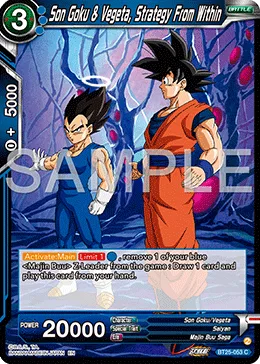 BT25-053 Son Goku & Vegeta, Strategy From Within