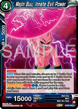 BT25-062 Majin Buu, Innate Evil Power