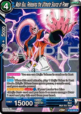 BT25-063 Majin Buu, Releasing the Ultimate Source of Power