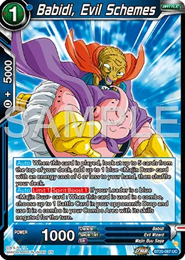 BT25-067 Babidi, Evil Schemes