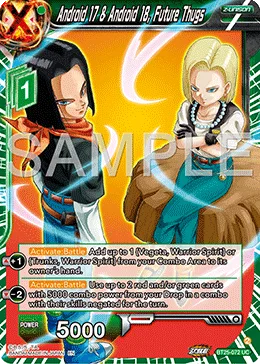 BT25-072 Android 17 & Android 18, Future Thugs