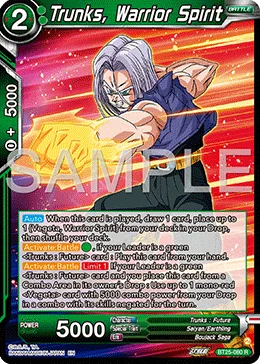 BT25-080 Trunks, Warrior Spirit
