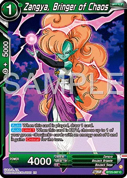 BT25-087 Zangya, Bringer of Chaos