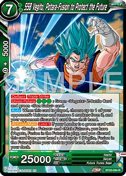 BT25-094 SSB Vegito, Potara-Fusion to Protect the Future