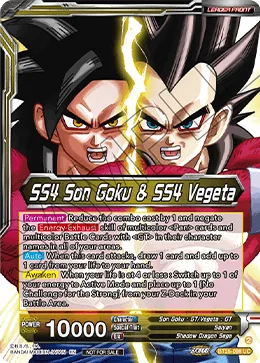 BT25-098 SS4 Son Goku & SS4 Vegeta (Promo)