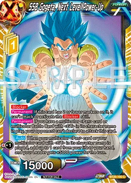 BT25-100 SSB Gogeta, Next Level Power-Up (Promo)