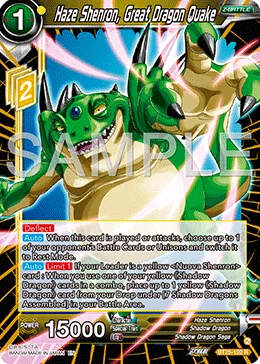 BT25-102 Haze Shenron, Great Dragon Quake